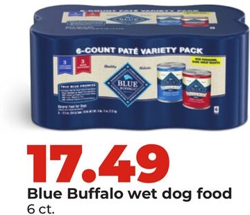 Blue Buffalo wet dog food