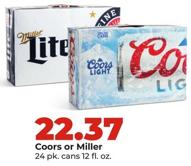 Coors or Miller
