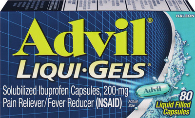 ALL adult Advil 72 ct. or larger or Targeted Relief cream.