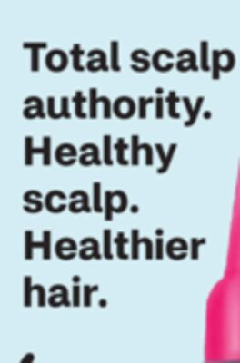 Total scalp authority. Healthy scalp. Healthier hair.