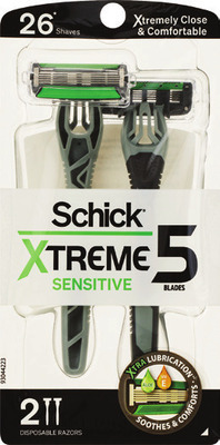 ALL Schick or Skintimate disposable razors
