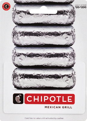 Chipotle, Domino's, Fandango, H&M, DoorDash, Bass Pro Shops, Bath & Body Works, Aéropostale gift cards and other participating brands. Offer valid in store only.