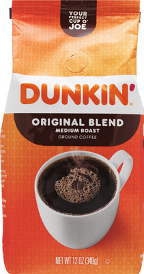 Dunkin' bag coffee 11-12 oz or K-Cups 10 ct.