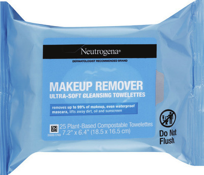 Neutrogena makeup remover cleansing towelettes (excludes 7 and 21 ct.).