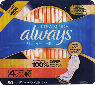 ANY Tampax or Always feminine care
