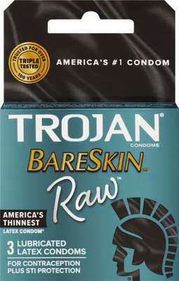 Trojan condoms 3 ct.