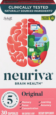 Neuriva brain health original 30-50 ct., brain + eye 30 ct. or brain + energy 75 ct.