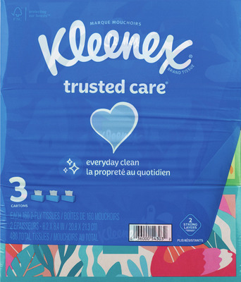 Kleenex Tissues 3-4 pk.