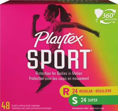 Playtex or Carefree (excludes liners 20 ct.).