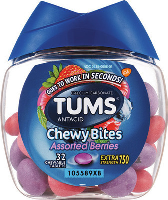 Tums chewy or gummy bites, 28-60 ct.