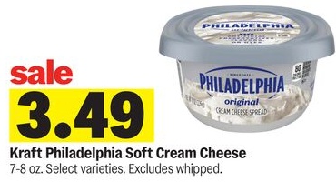 Kraft Philadelphia Soft Cream Cheese