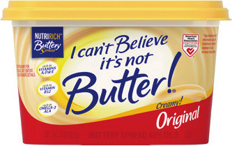I Can't Believe It's Not Butter 15-16 oz. or 8 oz. spray Imperial Spread or Brummel & Brown Spread 15 oz.