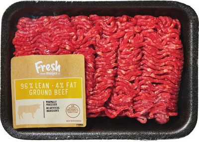 Fresh from Meijer 96% Lean Ground Beef