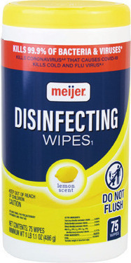 Meijer Disinfecting Wipes