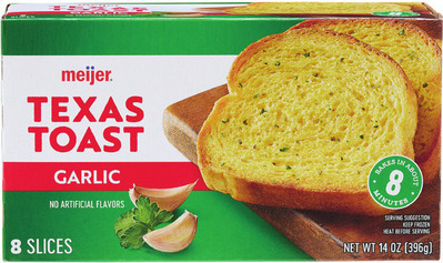 Meijer Frozen Texas Toast or Garlic Bread*