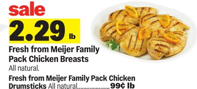 Fresh from Meijer Family Pack Chicken Breasts
