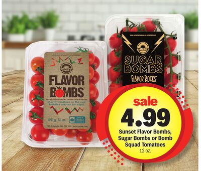 Sunset Flavor Bombs, Sugar Bombs or Bomb Squad Tomatoes