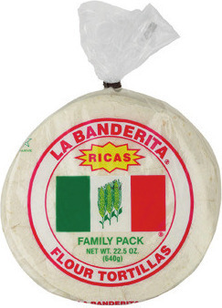 La Banderita Fajita or Burrito Flour Tortillas