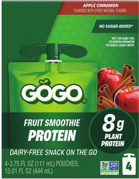 GoGo Squeez Protein Pouches