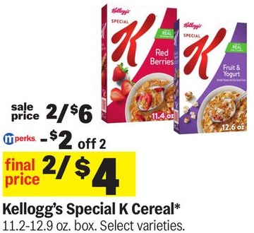 Kellogg's Special K Cereal*