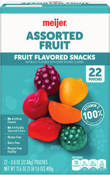 Meijer Fruit Snacks