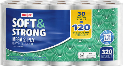 Meijer Soft & Strong Bath Tissue