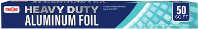 Meijer Aluminum Foil 37.5-75 sq. ft. or Nonstick Foil 50 sq. ft.