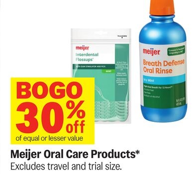 Meijer Oral Care Products*