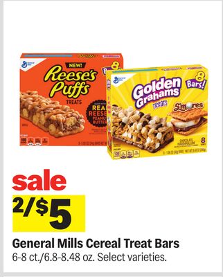 General Mills Cereal Treat Bars