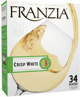 Franzia Sunset Blush or Crisp White Winetap*