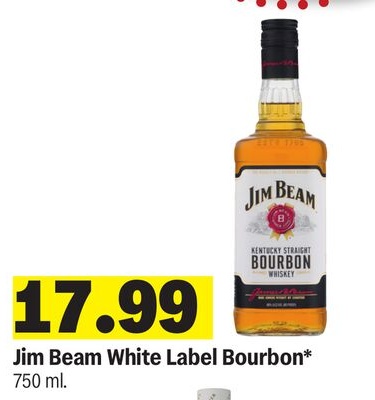 Jim Beam White Label Bourbon*