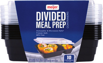 Meijer Meal Prep Containers