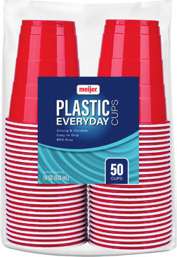 Meijer Plastic Cups