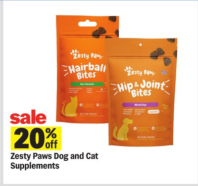 Zesty Paws Dog and Cat Supplements
