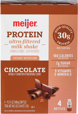 Meijer Ultrafiltered Milk Shakes