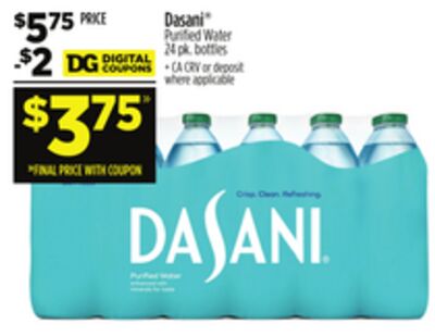 Dasani Purified Water
