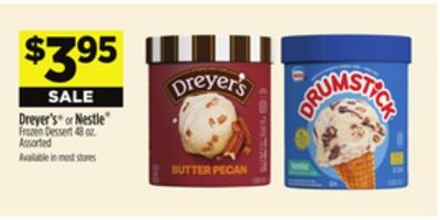 Dreyer's® or Nestle® Frozen Dessert