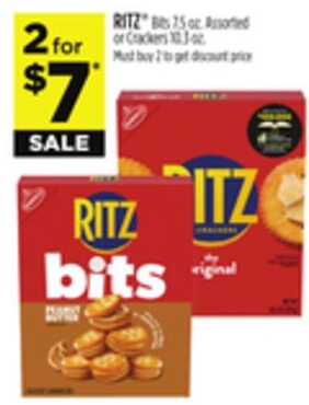 RITZ® Bits 7.5 oz. Assorted or Crackers 10.3 oz.