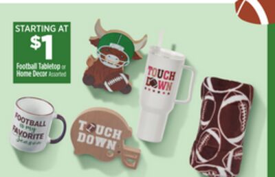 Football Tabletop or Home Decor Assorted