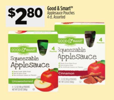 Good & Smart™ Applesauce Pouches