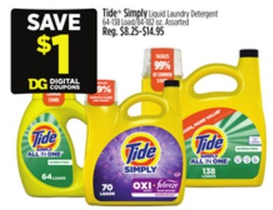 Tide® Simply Liquid Laundry Detergent