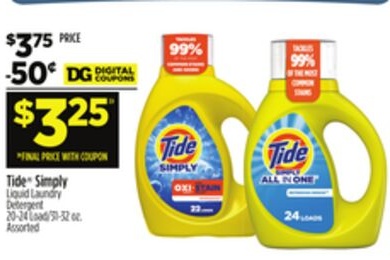 Tide® Simply Liquid Laundry Detergent