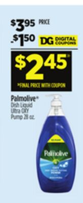 Palmolive® Dish Liquid Ultra OXY Pump