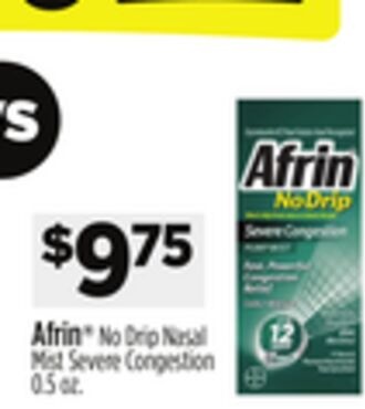 Afrin® No Drip Nasal Mist Severe Congestion
