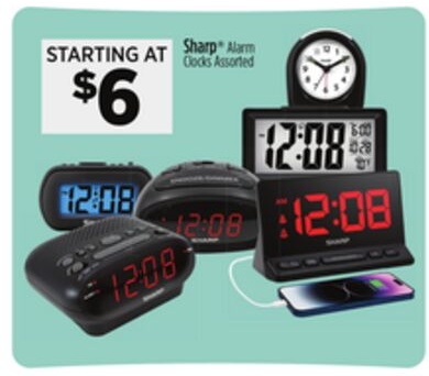 Sharp® Alarm Clocks