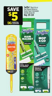 Swiffer® Mop & Go or Hair Magnet Deluxe or Duster Super Extendable Handle