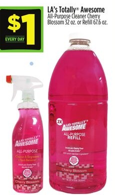 LA's Totally®Awesome All-Purpose Cleaner Cherry Blossom or Refill