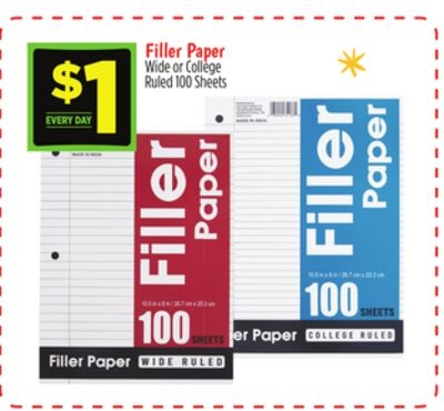 Filler Paper
