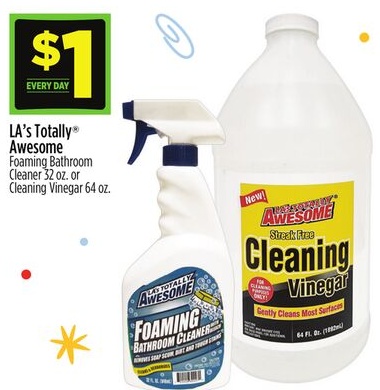 LA's Totally® Awesome Foaming Bathroom Cleaner or Cleaning Vinegar