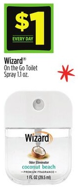 Wizard® On the Go Toilet Spray